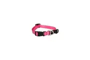 Rogz Pink Small 11mm Wide x 20cm to 31cm Classic Utility Collar for Dogs & Puppies