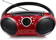 Portable CD Player Boombox With Bluetooth Home AM FM Stereo Radio AC or Battery