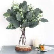 Lifelike & Fruit Bearing Stem Inserts: Create Natural Artificial Green Plant