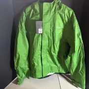 Cabelas Rain Jacket Mens L Green 4Dry Full Zip Lightweight Drencher