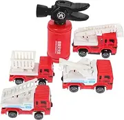 KOMBIUDA Toddler Fire Truck Toys 1 Set Firefighting Fire Engine Realistic Extinguisher Function