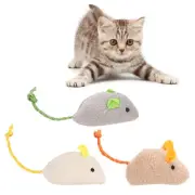 Plush Mouse Toy Simulation Interactive Cat Mouse Toy For Indoor Cats And Kitte