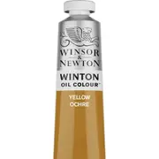 Winsor & Newton 200ml Winton Oil Colour Paint Tube Artist/Craft Yellow Ochre