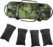 Weighted Bag Unfilled Sandbag Portable Canvas with Handles Practice for Working Out Exercise Home Gym Body Building Yoga