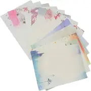 Ciieeo 12 Sets of 8 Sheets B5 Chinese Antiquity Paper Retro Writing Pad for Notes Letters
