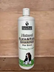 Miracle Care Natural Flea and Tick Shampoo for Dogs 16.9 ounces Unsealed