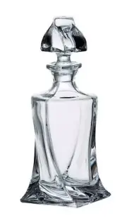 Crystalex Bohemia 440500011, Decanter, 17-Ounce Bohemian Crystal Glass Vodka