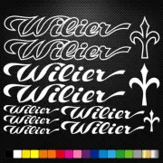 WILIER - 12 Vinyl Decals Stickers Sheet Bike Frame Cycle Cycling Bicycle