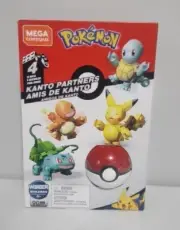 Mega Construx Pokemon Kanto Partners Sealed Pikachu Charmander Squirtle
