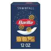 Barilla Snowfall Pasta Limited Edition Holiday 12 oz - 6 Box Lot - FREE SHIPPING