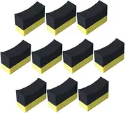 ASAKKURA 10Pcs Car Sponge Multifunctional Tire Dressing Applicator Pads for Cleaning and Waxing for Car Care and Detailing