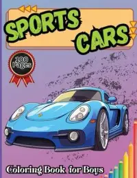 在飛比找博客來優惠-Sports Cars Coloring Book for 