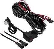 harayaa Motorcycle on Off Wiring Harness Kit Fog Light Wiring 12V 40A Relay, 1.6M Cable