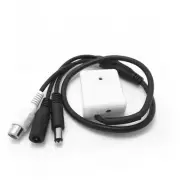 Discreet Sound Microphones for Indoor/Outdoor Use in Security Cameras