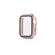 For Apple Watch iWatch Series SE 44mm Rose Pink Screen Protector Case Full Cover