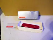New SWISS ARMY KNIFE, CAMPER RED BOXED, VICTORINOX, MODEL 53301