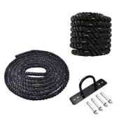 20m Heavy Duty Gym Battle Rope Power Strength Training Exercise Fitness 38mm