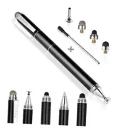Penyeah Stylus Pen, 4 in 1 Disc Stylus Pens for Touch Screens, High Black