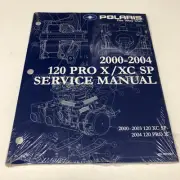 NEW Genuine OEM NOS 2000-2004 POLARIS 12O PRO X/XC SP SERVICE MANUAL P/N 9918581