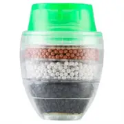 Faucet Water Purifier Filter Household Activated Carbon Multilayer Strainer Seaweed Green Water Filters
