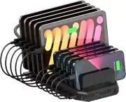 USB Fast Charging Station with Quick Charge 3.0, 60W 10 Port Charging Stan
