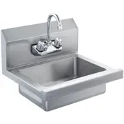 17"x12.8" Commercial Hand Wash Sink Wall Mount Basin Stainless Steel NSF