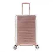 Vacay Drift Sunset Hues Hardside Carry On Suitcase - Rose Gold 20 in