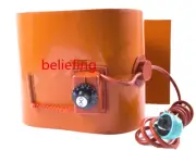 New 250*1740mm 2000W 200L silicone rubber drum heating belt