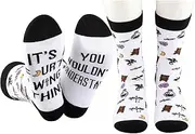 [GJTIM] Book Merch Dragon Rider Fan Gift It's A Thing You Wouldn't Understand Books Socks for Book Lovers (US, Alpha, One Size, Regular, Regular, FW Thing), Fw Thing