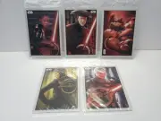 2023 Topps STAR WARS OBI-WAN KENOBI 5x POSTER ART CARD Lot