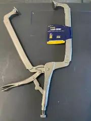 Irwin Vise Grip 18Sp C-Clamp Locking Pliers Plus Swivel Pads