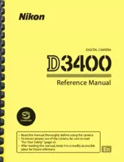 Nikon D3400 Digital Camera REFERENCE MANUAL