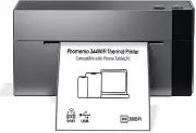 Phomemo 344WF Upgraded Shipping Label Printer, Wi-Fi Thermal Label Printer NEW
