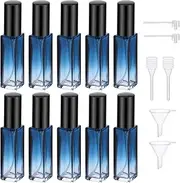 Segbeauty Perfume Atomizer, 10 Pcs Travel Perfume Refillable Bottle 10ml, Portable Perfume Sprayer, Perfume Bottle Leakproof for Purse, Pocket, Handbag, Travel Size Products