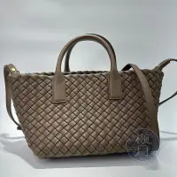 在飛比找Yahoo!奇摩拍賣優惠-BOTTEGA VENETA 709464 咖Mini Ca