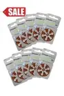 Box of Power One Hearing Aid Batteries size 312 (p312) Pack of 60 FREE POST AUS