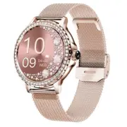 Women's Diamond Smart Watch Bluetooth Sports SmartWatch For iOS/Android IP68/