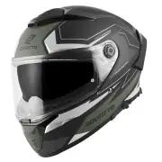 FF118 Vilial Matt Black Green Full Face Helmet