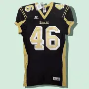 Russell Athletic Dri Power Eagles Football Jersey Sewn #46 Medium - Black & Gold