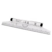 Multi-purpose 30cm Measuring Protractor Template Drawing Rolling Rule