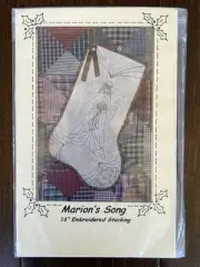 Dandelion Seed Design Marion's Song 16" Embroidered Stocking Quilt Pattern