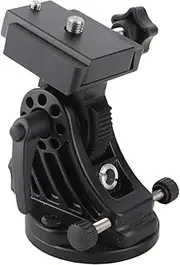 YUEHISY Telescope Latitude Seat, Aluminum Alloy Equatorial Latitude Adjustment Tripod Base Mount, for Astronomical Telescope Accessories