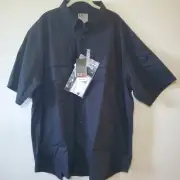5.11 Tactical Men's 2XL Taclite Pro Short Sleeve Shirt 72175 Black XXL NWT
