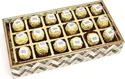 Jaiccha Ghasitaram Printed Blue Tray of Channa Laddoos|Diwali Gift,Holi,Rakhi,Valentine,Christmas,Birthday,Anniversary,Her,Him|