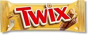Mars Twix Twin Bar, 50 G - Pack of 32
