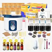 Candle Making Kit with Digital Wax Melter Pot, DIY Candle Maker Set for Adults, Soy Wax for Candle Making, Kit to Make Handmade Aromatic Candles