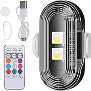 Car LED Strobe Lights - Auto LED Warning Lights with Remote Control - Lightweight Car Exterior Lamp Easy Installation for Automotive RV Bike Motorcycle