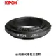 Kipon轉接環專賣店:L39-L(Leica SL,徠卡,L39,螺牙,S1,S1R,S1H,TL,TL2,SIGMA FP)