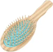 WOONEKY Smooth Hair Comb Scalp Massage for Women Men Durable Bamboo Hairdressing Tool