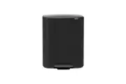 Brabantia Bo Dual 30 Litre Compartment Pedal Bin - Matte Black
